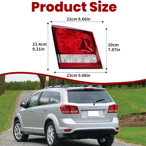 Miniatura 6 de Luz trasera LED interior lámpara de parada indicador de freno luz de advertencia para Dodge Journey 2011 2012 2013 2014 2015 2016 2017 2018 2019