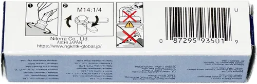 Miniatura 7 de NGK LKAR7BIX-11S Bujía Iridium IX (93501 Iridium Ix), paquete de 4