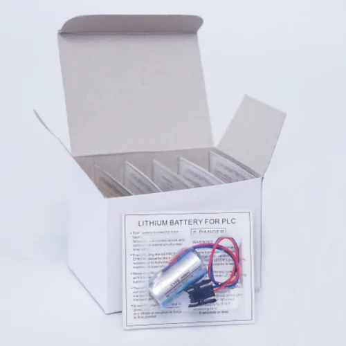Miniatura 7 de 2 baterías PLC ER17330V/3.6V 1700mAh A6BAT MR-BAT con enchufe para sistema CNC FANUC