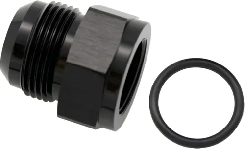 Miniatura 23 de 1/8 NPT hembra a -3 AN AN3 macho Flare Thread Expander adaptador Expander Accesorios de manguera Aluminio Negro
