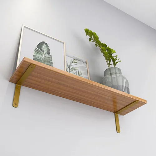 Miniatura 5 de Pxzybd Soporte de estante en forma de L, soporte de estante de metal, soportes angulares de bricolaje, con tornillos, soportes flotantes montados