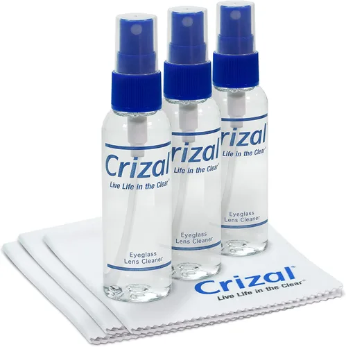 Miniatura 5 de Crizal Spray de limpieza de lentes de gafas, paquete de 10 (2 onzas), seguro para lentes con revestimiento AR, diseñado y probado por los expertos