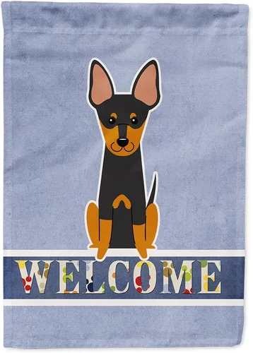Miniatura 279 de Caroline's Treasures BB5622GF Airedale - Bandera de bienvenida para jardín, bandera decorativa para patio, exteriores, patio, parterres
