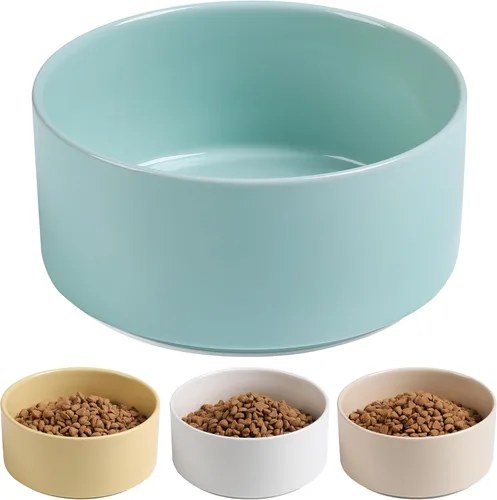 Miniatura 15 de Cuencos Grandes para Perros, Cuenco Antideslizante de Cerámica Pesada para Comida y Agua de Perros con Base de Silicona, Cuenco de Alimentación