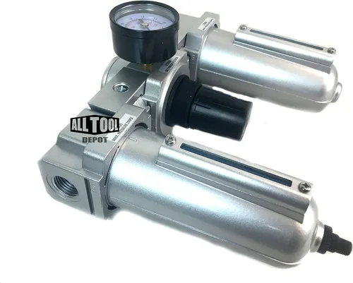 Miniatura 2 de Unidad de control de aire FRL de servicio pesado de 3/4" con drenaje automático C706NA