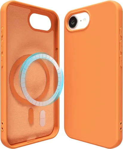 Miniatura 173 de oakxco Funda de silicona para iPhone 12 Pro Max, magnética, compatible con carga inalámbrica Magsafe, cubierta protectora de goma suave y delgada