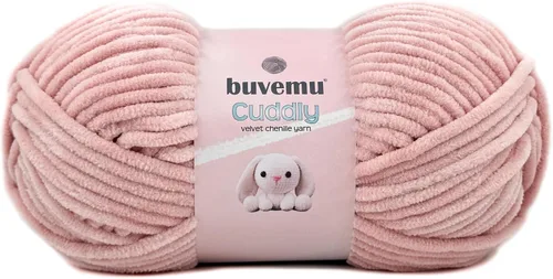 Miniatura 19 de Hilo de felpilla de terciopelo, súper suave y esponjoso, para tejer, hacer manualidades, color amigurumi, duradero para el desprendimiento, 3.53