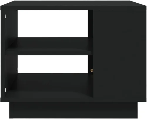 Miniatura 6 de mesas de Centro para sala Juego de mesa de comedor color negro 21.7 x 21.7 x 16.9 pulgadas, madera de ingeniería, adecuada para dormitorios, salas