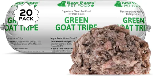 Miniatura 19 de Raw Paws Signature Blend Alimento para mascotas para perros y gatos, receta de carne de res y verduras, rollos de 1 libra (paquete de 20) – Alimento