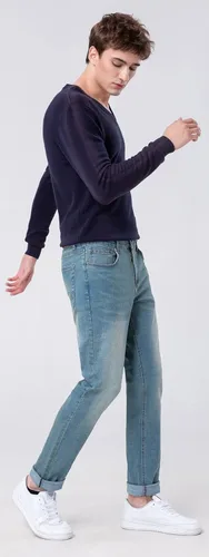 Miniatura 4 de Plaid&Plain Jeans ajustados para hombre