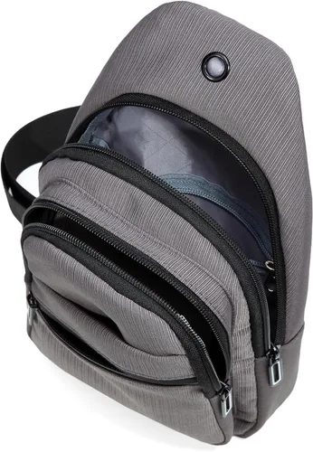 Miniatura 6 de EVANCARY - Mochila pequeña tipo bandolera para mujeres y hombres, mochila de pecho tipo bandolera para viajes, senderismo y actividades al aire