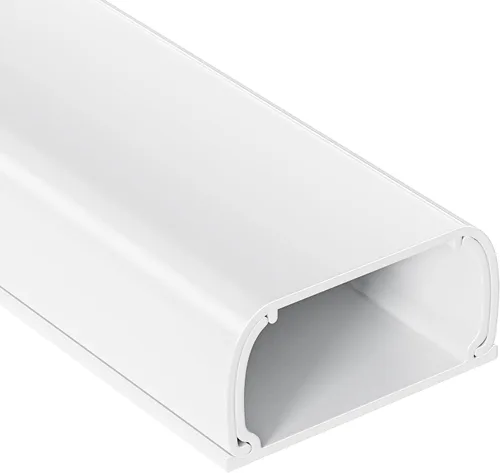 Miniatura 11 de Ocultador de cable grande – Ocultador de cable de 47 pulgadas para TV en la pared, ocultador de cables pintable, kit de organización de cables XL