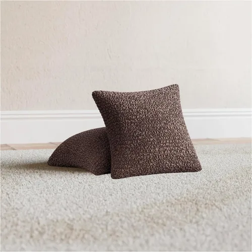 Miniatura 2 de PAULATO BY GA.I.CO. Mille Righe Collection - Juego de 2 fundas de almohada de 18 x 18 pulgadas, funda de tela de algodón suave, 1 protector elástico