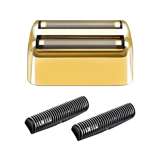 BaBylissPRO Barberology Double FXFS2G - Cabezal de afeitar dorado (1 unidad, 1 hoja, macho, hombres adultos)