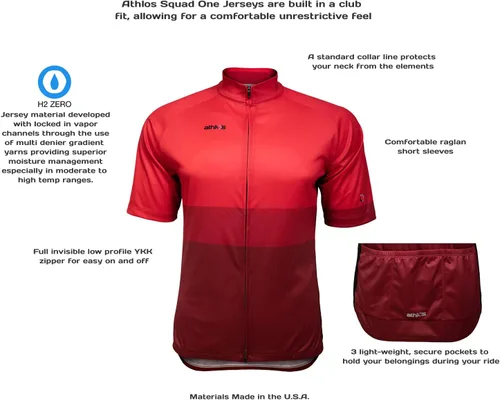 Miniatura 5 de athlos - Maillot de ciclismo Squad One para hombre