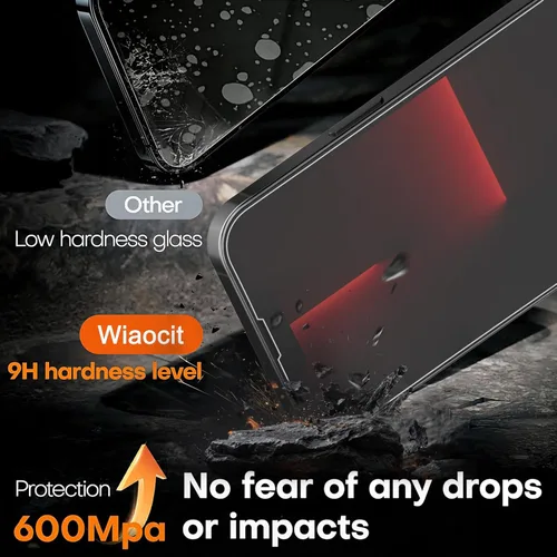 Miniatura 3 de Wiaocit 3 Pack Tempered Glass Screen Protector for iPhone 13 Pro with 3 Pack Camera Lens Protector, 9H Hardness, Bubble Free, Case Friendly
