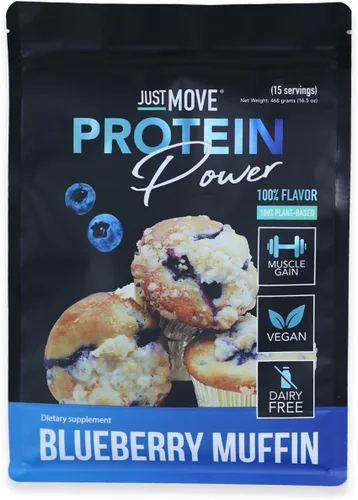 Miniatura 7 de Just Move Protien - Proteína de Pudín de Plátano - Vegana (a Base de Plantas), Orgánica, Sin Lácteos, Sin Soja, Sin Gluten, Keto, Sin Maní, 20g