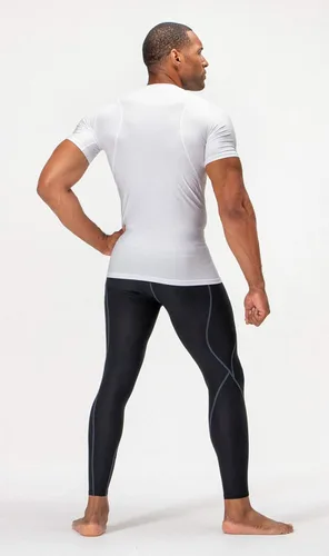 Miniatura 5 de Devops - Camisetas de compresión para hombre (2 3 unidades), manga corta, camiseta base para entrenamiento