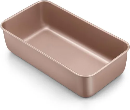 Miniatura 16 de LIANYU Paquete de 4 moldes para pan para hornear pan, molde para pan de 9 x 5 pulgadas, molde para pan de acero inoxidable para pastel de carne