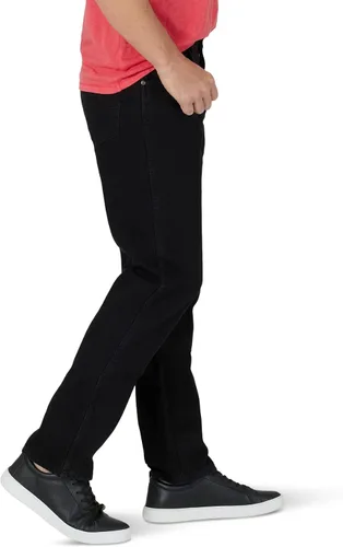Miniatura 2 de Wrangler Authentics - Pantalones de mezclilla clásicos de 5 bolsillos, ajuste regular, para hombre de algodón