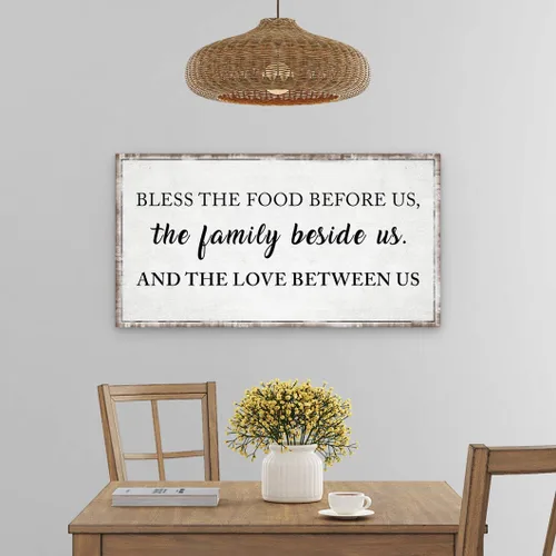 Miniatura 15 de Decoración de pared inspiradora – Arte de pared cristiano y decoración de pared familiar – Decoración de pared con versículos de la Biblia, Citas
