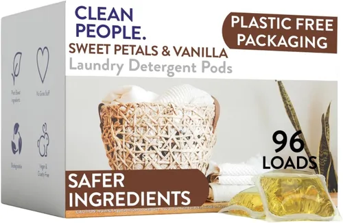 Miniatura 20 de The Clean People Cápsulas de detergente para ropa - Envase reciclable, hipoalergénico, lucha contra las manchas - Jabón de ropa ultraconcentrado