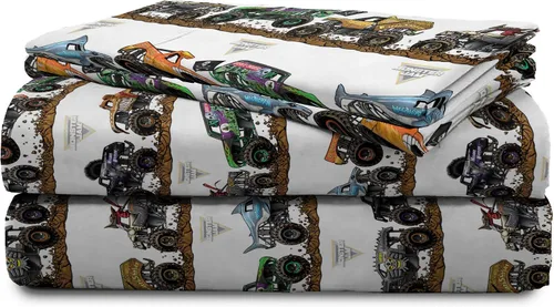 Miniatura 8 de Monster Jam MJ Life - Manta de 5 piezas, incluye manta, juego de sábanas