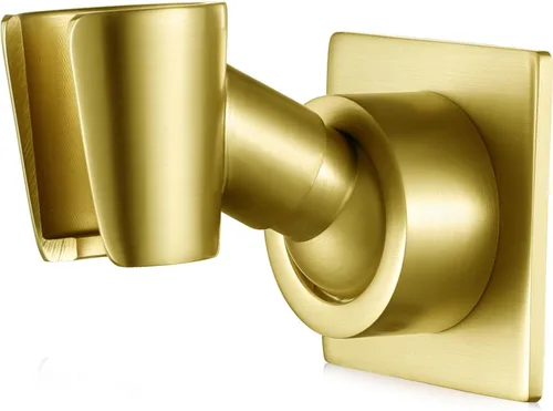 Miniatura 8 de Soporte para cabezal de ducha Todo Metal Soporte para varita de ducha de mano adhesivo Soporte para montaje en pared de ducha en latón Soporte
