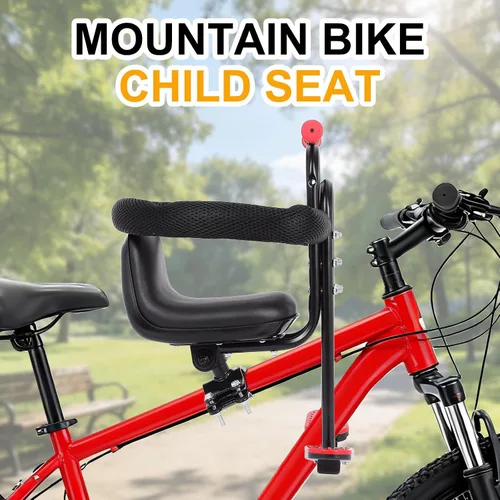 Miniatura 5 de Asiento de bicicleta para niños, asiento delantero, asiento para niños, asiento deportivo para bicicleta para adultos, asiento delantero
