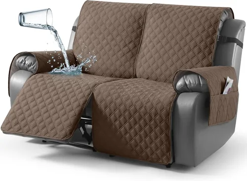 Miniatura 31 de TAOCOCO - Funda antideslizante para silla reclinable, funda para sofá, funda para silla reclinable pequeña con correas elásticas, protector