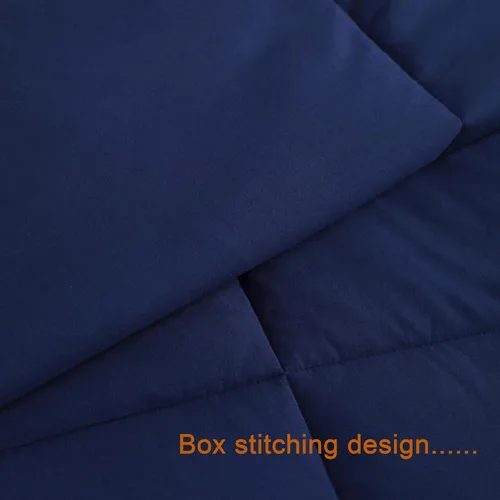 Miniatura 7 de NTBAY Edredón tamaño King, relleno de edredón alternativo al plumón, ropa de cama acolchada para todas las estaciones con pestañas en las esquinas