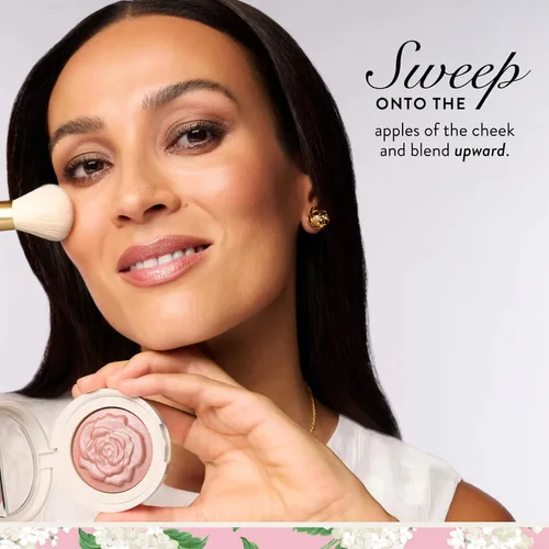 Miniatura 7 de LAURA GELLER NEW YORK Baked Blush-n-Brighten para piel madura - 00 In Bloom - El rubor en polvo no se asienta en líneas finas - Acabado natural
