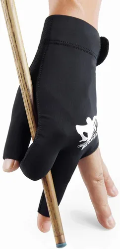 Guantes de billar para hombres y mujeres, guantes de billar para mano izquierda/derecha, guantes de secado rápido de 3 dedos, ideales para tiradores