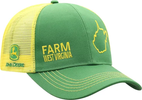 Miniatura 117 de John Deere Gorra de béisbol con logotipo y malla trasera con contraste, para hombre
