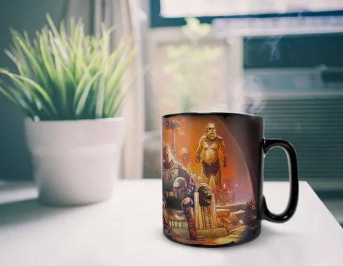 Miniatura 5 de Morphing Mugs Star Wars - The Book of Boba Fett - Un nuevo comienzo - Una taza sensible al calor de 16 onzas - Imagen completa revelada cuando se