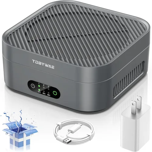 Miniatura 12 de Purificador de aire H13 True HEPA para mascotas, paquete de 2 unidades para dormitorio de hasta 1200 pies cuadrados, purificador de aire True HEPA