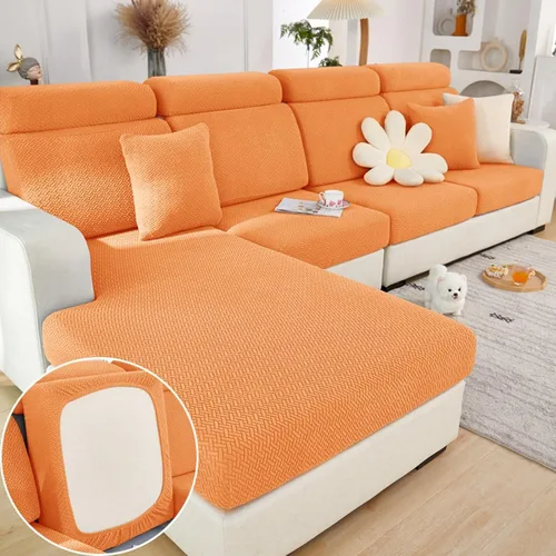 Miniatura 23 de Fundas de cojín para sofá, fundas de cojín lavables para mascotas, funda protectora elástica antideslizante para muebles