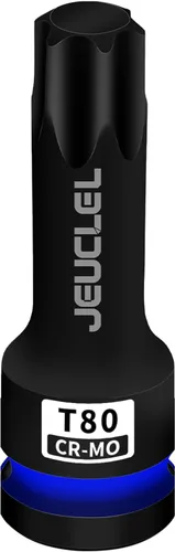 Miniatura 9 de Juego de llaves de vaso de impacto Torx Star y triple cuadrado de 3/4 pulgadas, Cr-MO T100 T90 T80 T70 M18 M16 Impact Drive Allen Socket Kit