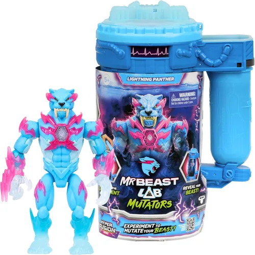 Miniatura 9 de MRBEAST LAB Mutadores Hyper Fusion, Experimenta y Crea la Pantera de Fuego, Añade Líquido de Mutación, Presiona el Escáner de Huellas Dactilares