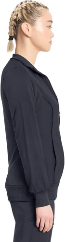 Miniatura 52 de Infinity by Cherokee 2391A - Chaquetas médicas con cremallera frontal para mujer, tela elástica en 4 direcciones