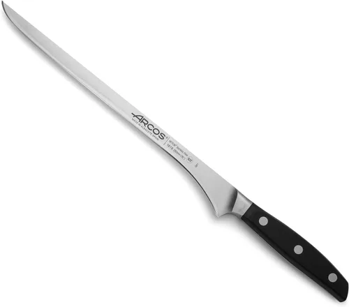 Miniatura 8 de Arcos Cuchillo deshuesador de acero inoxidable nitrum de 6 pulgadas y hoja de 6.299 in. Cuchillo de carnicero profesional para cortar huesos