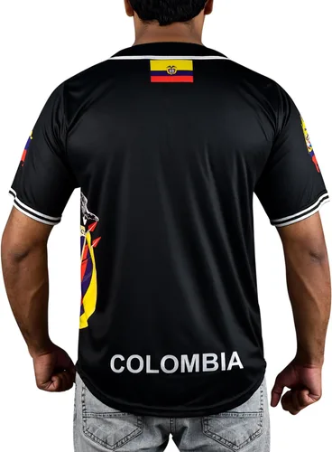 Miniatura 3 de fox & fury Camisetas de béisbol negras México, Guatemala, El Salvador, Honduras, Venezuela, Puerto Rico, Brasil, Cuba, Nicaragua