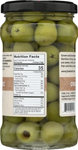 Miniatura 4 de DIVINA Aceitunas orgánicas Castelvetrano sin hueso, 10.6 oz