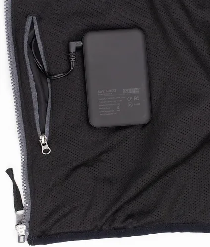 Miniatura 4 de Fieldsheer Trek - Chaleco térmico para hombre con control Bluetooth, carcasa suave, protección contra el viento y el agua, y forro que absorbe