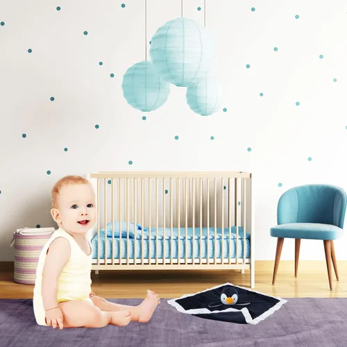 Miniatura 6 de Manta de seguridad suave de pingüino negro para bebé, manta de felpa con personaje de pingüino, regalo de baby shower/cuarto de bebé, bebé recién