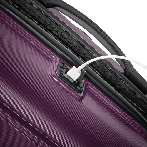Miniatura 2 de Samsonite Omni 2 - Equipaje rígido extensible con ruedas giratorias, Púrpura