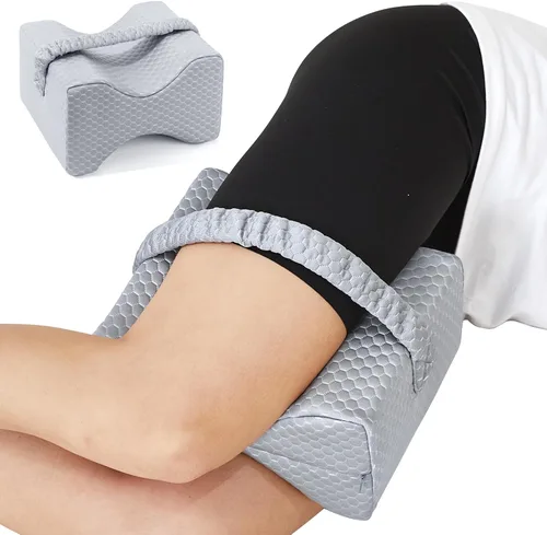 UJPFEO Almohada de rodilla para personas que duermen de lado, almohada refrescante de piernas para ciática, rodillas, espalda, articulaciones entre