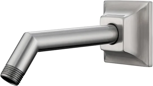 Miniatura 8 de Brazo de ducha de 6 pulgadas, extensión de cabezal de ducha negro mate con escudo a juego, conexión estándar de 1/2 pulgada 6″ Negro Mate