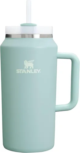Miniatura 121 de Stanley Quencher H2.0 - Vaso de acero inoxidable con asa, pajilla y tapa FlowState giratoria de 3 posiciones; aislamiento térmico, sin BPA; apto