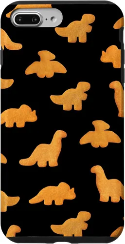 Miniatura 12 de Patrón de pepitas de pollo para iPhone XR Dinos Estuche negro realista divertido Dino